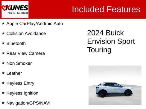 Used 2024 Buick Envision Sport Touring AWD/4WD image 2