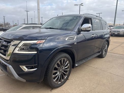 Used 2022 Nissan Armada Platinum w/ Captain's Chairs Package image 1