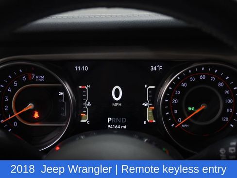 Used 2018 Jeep Wrangler Unlimited Sahara w/ Uconnect 4C Nav & Sound Group image 14