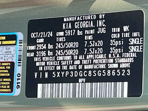 Used 2025 Kia Telluride EX X-Line AWD/4WD image 34