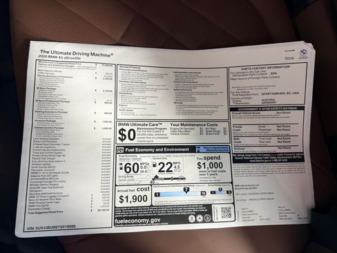 New 2026 BMW X5 xDrive50e w/ M Sport Package AWD/4WD image 22