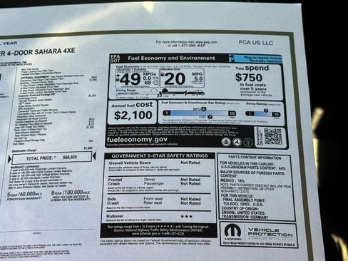 Used 2024 Jeep Wrangler Unlimited Sahara w/ Technology Group image 43