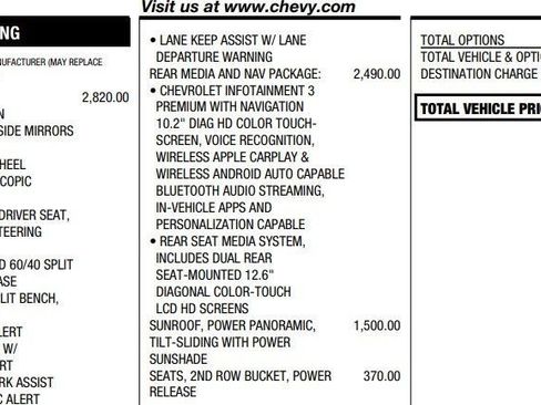 Used 2021 Chevrolet Tahoe Z71 w/ Luxury Package image 2