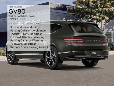 New 2026 Genesis GV80 2.5T Advanced image 7