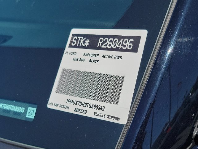 Used 2026 Ford Explorer Active w/ Active Comfort Package RWD image 30
