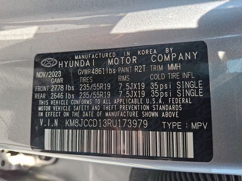 Certified 2024 Hyundai Tucson SEL AWD/4WD image 27