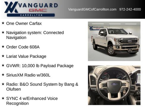 Used 2022 Ford F250 Lariat w/ Lariat Value Package image 6