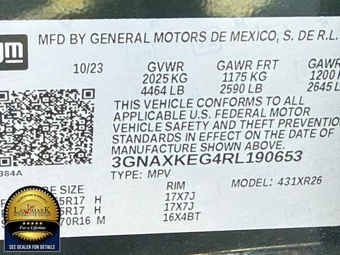 Used 2024 Chevrolet Equinox LT image 20