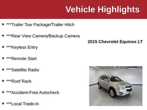 Used 2015 Chevrolet Equinox LT w/ Driver Convenience Package AWD/4WD image 10