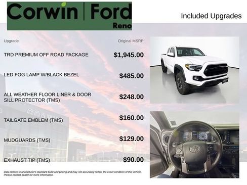Used 2022 Toyota Tacoma TRD Off-Road w/ TRD Premium Off Road Package AWD/4WD image 3