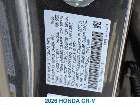 Certified 2026 Honda CR-V EX-L image 26