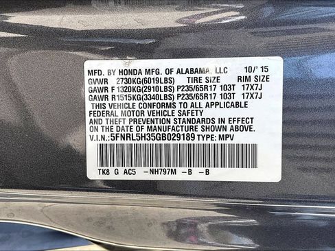 Used 2016 Honda Odyssey SE image 32
