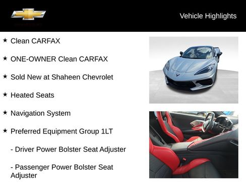 Used 2021 Chevrolet Corvette Stingray Preferred Conv w/ Z51 Performance Package RWD image 12
