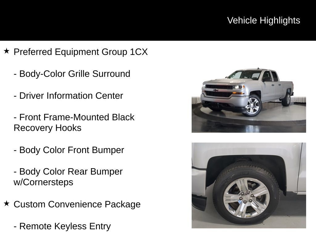 Used 2019 Chevrolet Silverado 1500 Custom w/ Custom Convenience Package AWD/4WD image 13