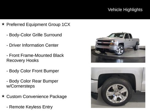 Used 2019 Chevrolet Silverado 1500 Custom w/ Custom Convenience Package AWD/4WD image 13