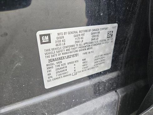 Used 2018 Chevrolet Equinox LT image 17