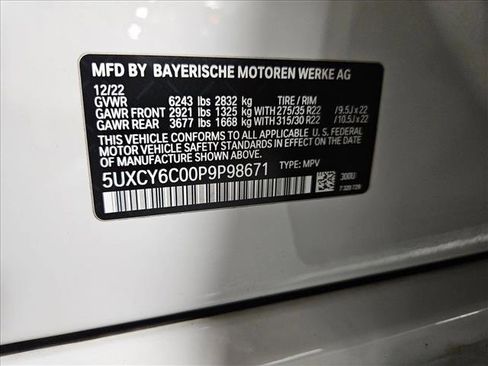 Certified 2023 BMW X6 xDrive40i w/ M Sport Package image 25