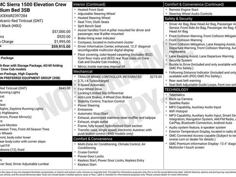 Certified 2024 GMC Sierra 1500 Elevation AWD/4WD image 44