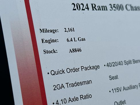 Used 2024 RAM 3500 Tradesman w/ Chrome Appearance Group AWD/4WD image 24
