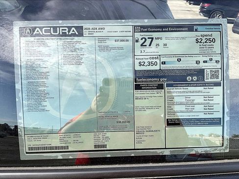 New 2025 Acura ADX AWD image 43