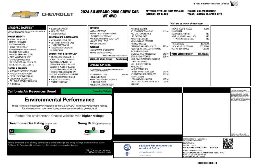 Used 2024 Chevrolet Silverado 2500 W/T w/ WT Convenience Package AWD/4WD image 3