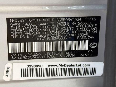 Used 2016 Lexus GS 350 AWD w/ F Sport Package image 12