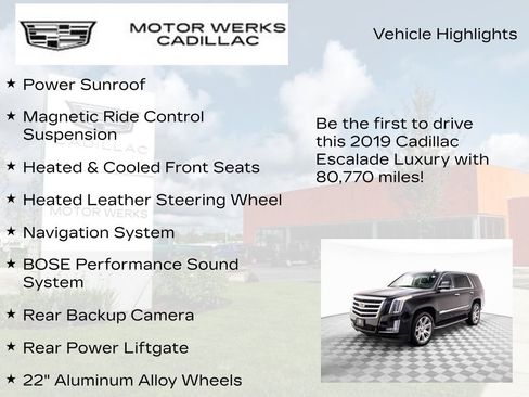 Used 2019 Cadillac Escalade Luxury image 7