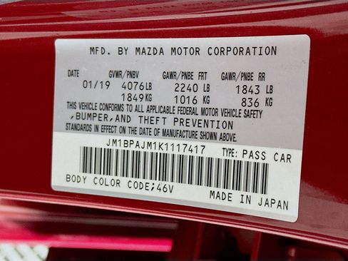 Used 2019 MAZDA MAZDA3 Hatchback image 12