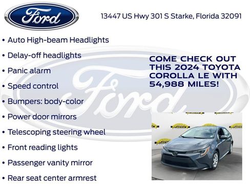 Used 2024 Toyota Corolla LE FWD image 32