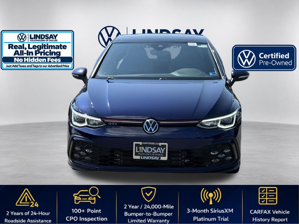 Certified 2023 Volkswagen GTI SE FWD image 2