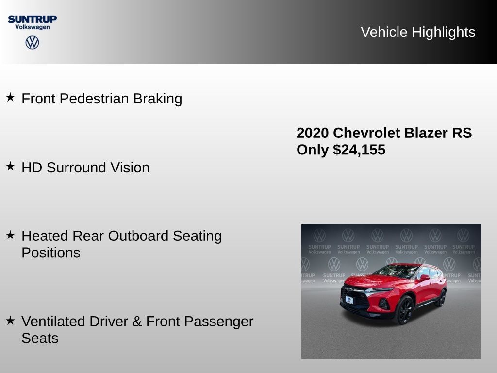 Used 2020 Chevrolet Blazer RS FWD image 31