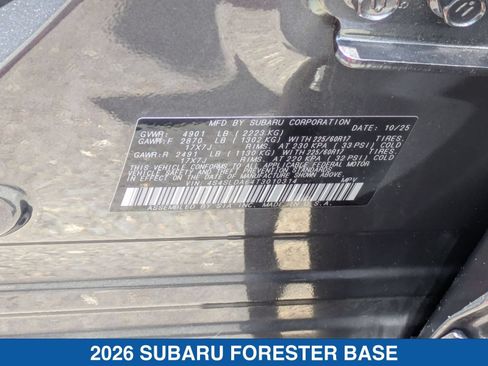 Certified 2026 Subaru Forester AWD/4WD image 37