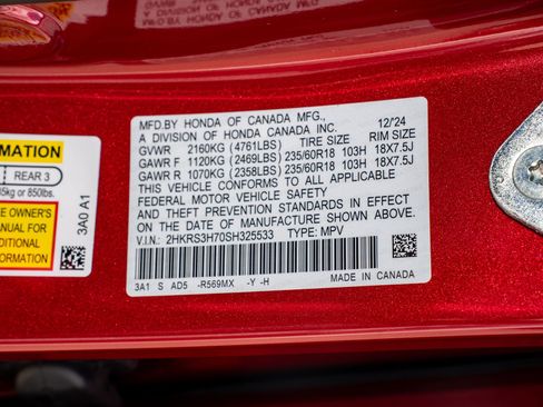 Certified 2025 Honda CR-V EX-L image 40