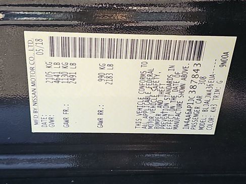 Used 2018 Nissan Maxima 3.5 SV image 35