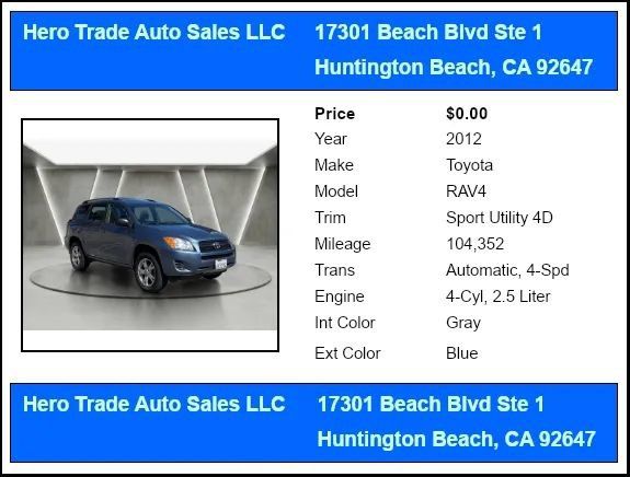 Used 2012 Toyota RAV4 FWD w/ Upgrade Value Pkg image 11