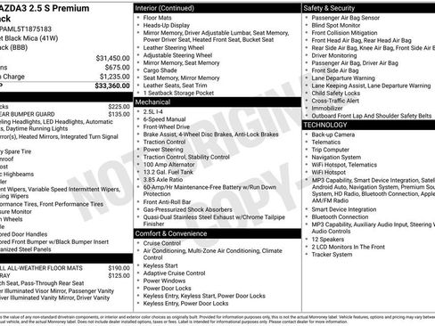 New 2026 MAZDA MAZDA3 2.5 S Hatchback w/ Premium Pkg FWD image 35