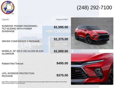 New 2026 Chevrolet Blazer RS w/ Driver Confidence II Package AWD/4WD image 5