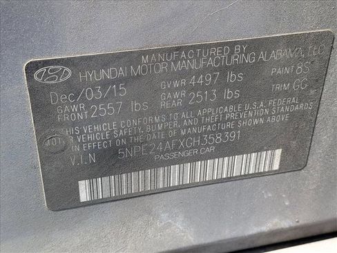 Used 2016 Hyundai Sonata SE FWD image 15