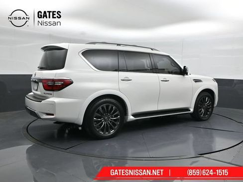 Used 2023 Nissan Armada Platinum w/ Captain's Chairs Package AWD/4WD image 2