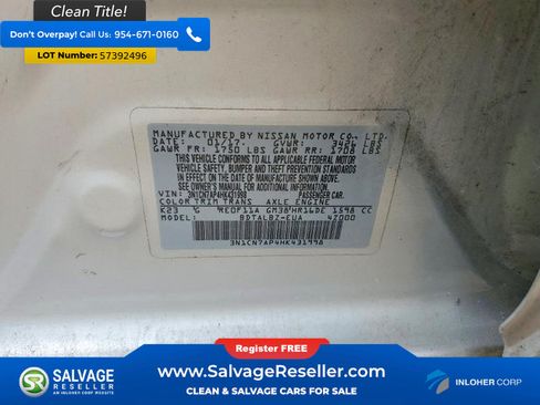 Used 2017 Nissan Versa SV FWD image 16