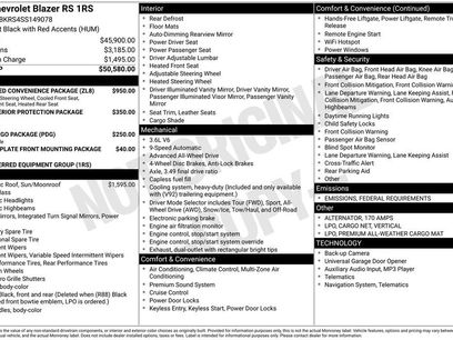 Used 2025 Chevrolet Blazer RS w/ Enhanced Convenience Package