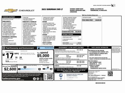 Used 2023 Chevrolet Suburban LT