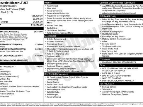 Used 2023 Chevrolet Blazer LT w/ Convenience Package image 39