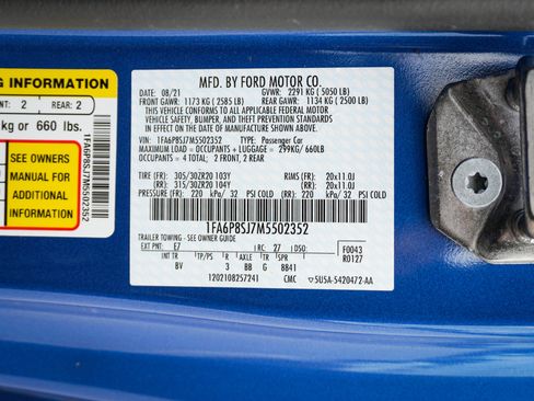 Used 2021 Ford Mustang Shelby GT500 w/ Technology Package image 36