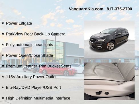 Used 2021 Chrysler Pacifica Limited w/ Uconnect Theater Family Group image 12