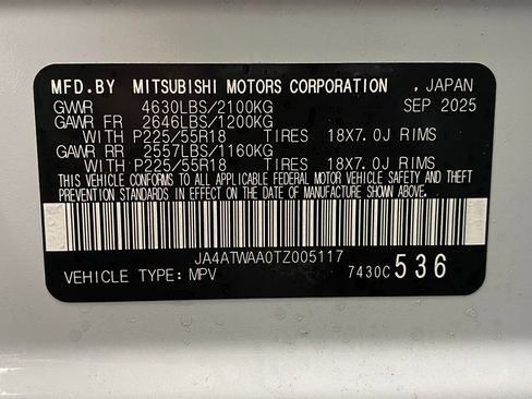 New 2026 Mitsubishi Eclipse Cross SE AWD/4WD image 32