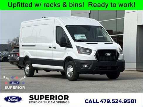 New 2026 Ford Transit 350 148 Medium Roof w/ Electrician Trade Package RWD image 1