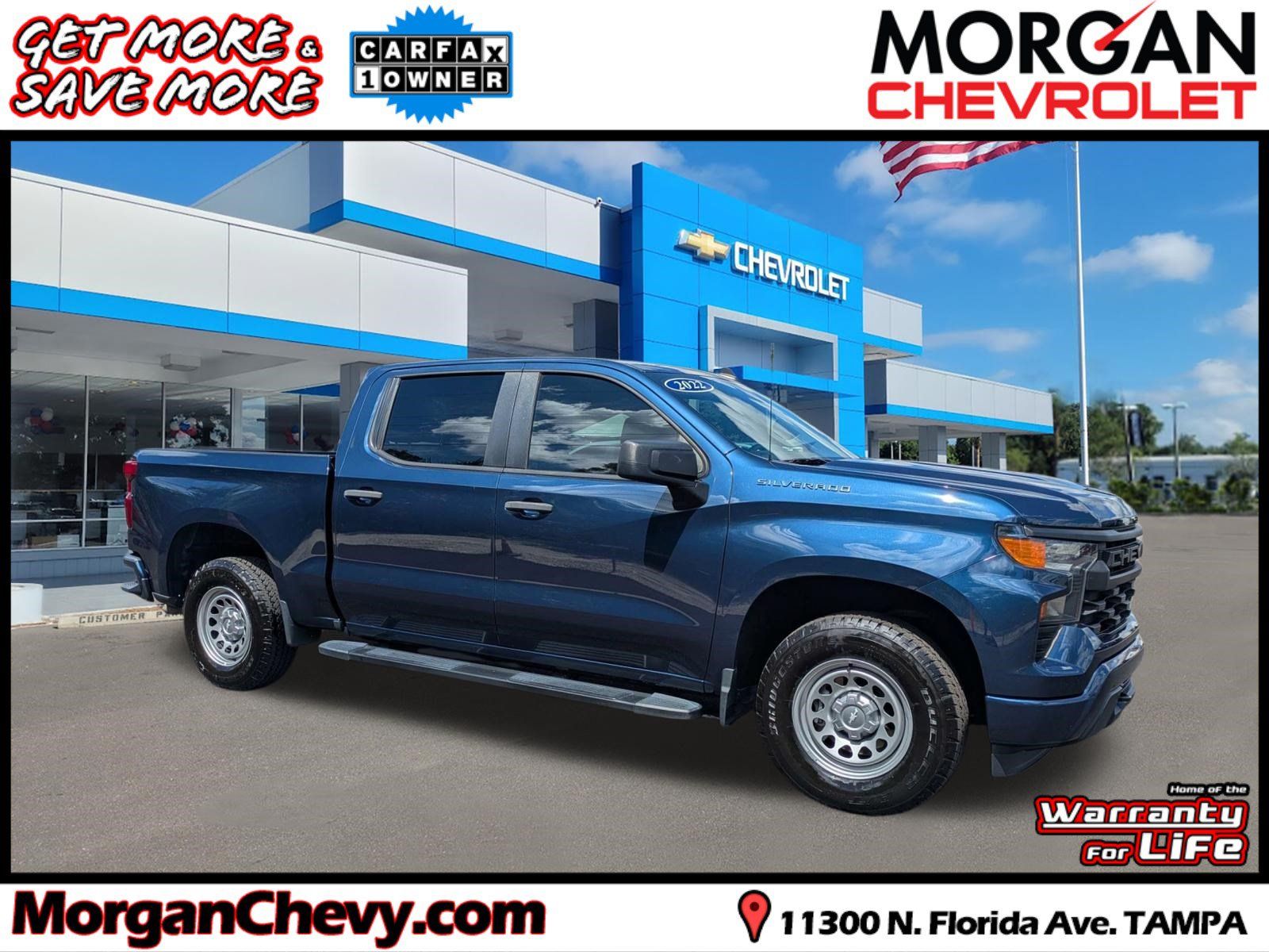 Used 2022 Chevrolet Silverado 1500 Custom RWD image 1