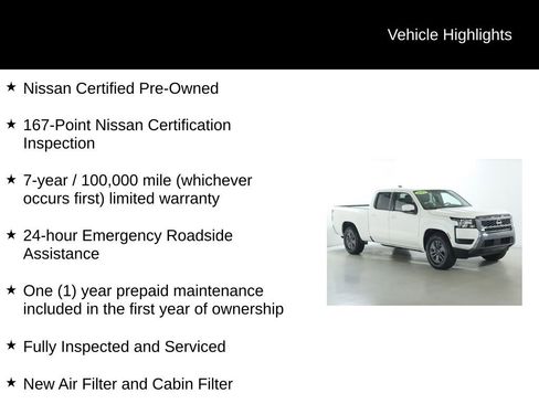 Certified 2025 Nissan Frontier SV RWD image 4
