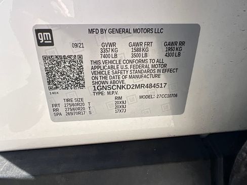 Used 2021 Chevrolet Tahoe LT RWD image 9